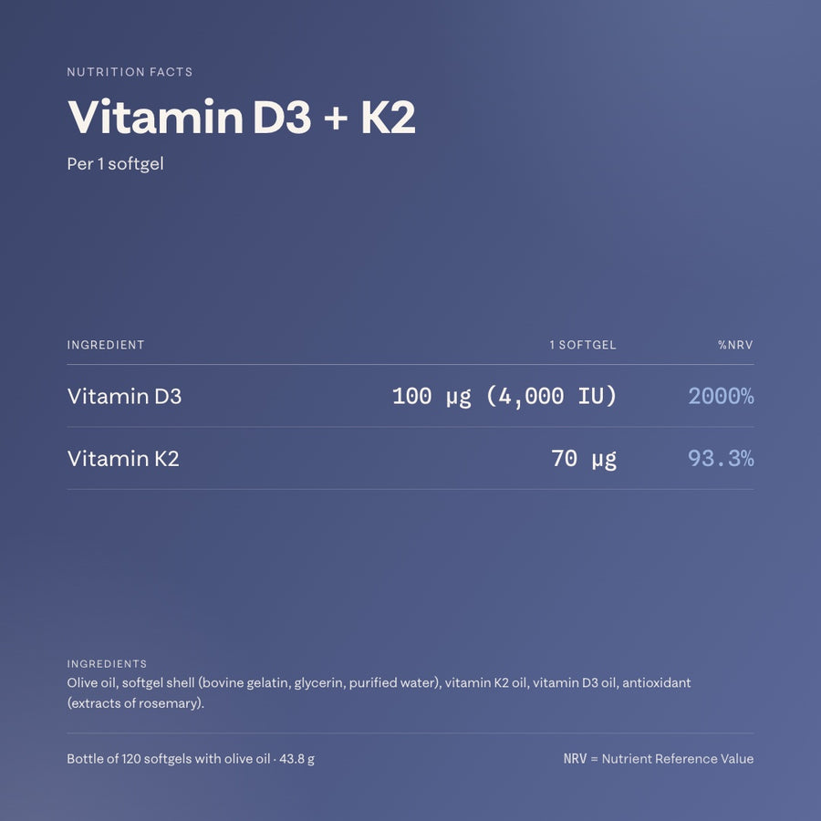 Vitamina D3 + K2